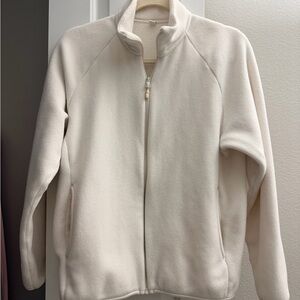 Uniqlo Off-White Fleece Jacket